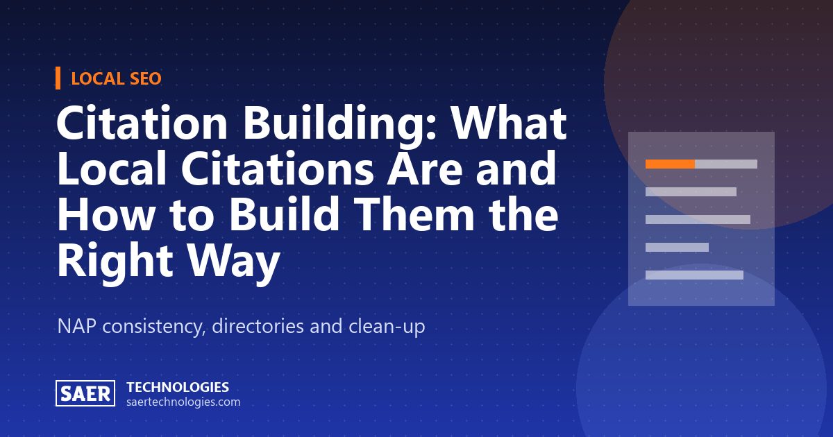 Citation Building: What Local Citations Are and How to Build Them the Right Way