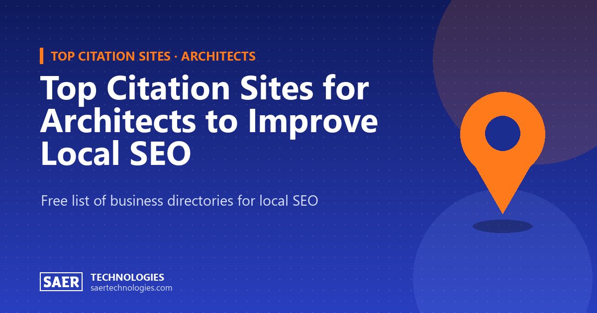 Top Citation Sites for Architects to Improve Local SEO