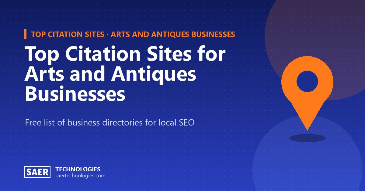 Top Citation Sites for Arts and Antiques Businesses