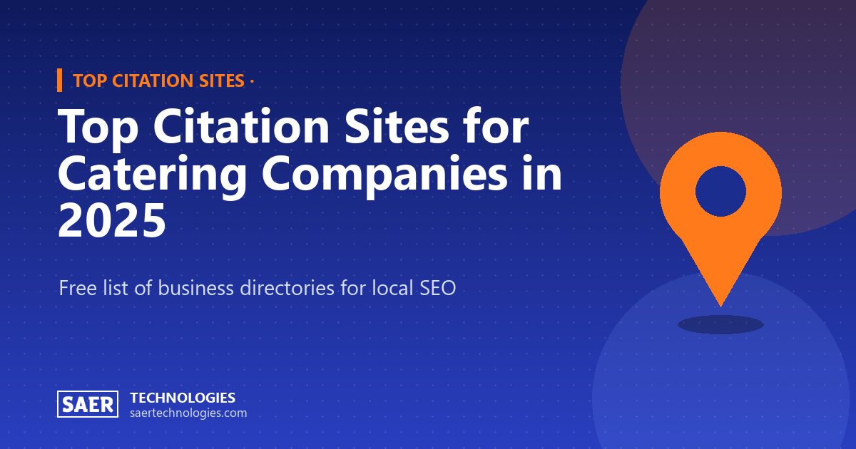 Top Citation Sites for Catering Companies in 2025