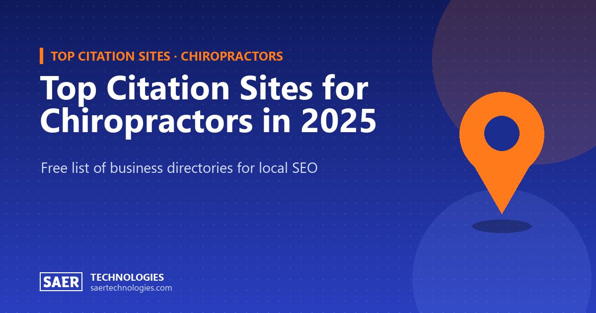 Top Citation Sites for Chiropractors in 2025