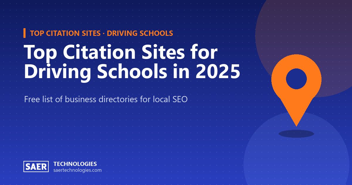 Top Citation Sites for Driving Schools in 2025