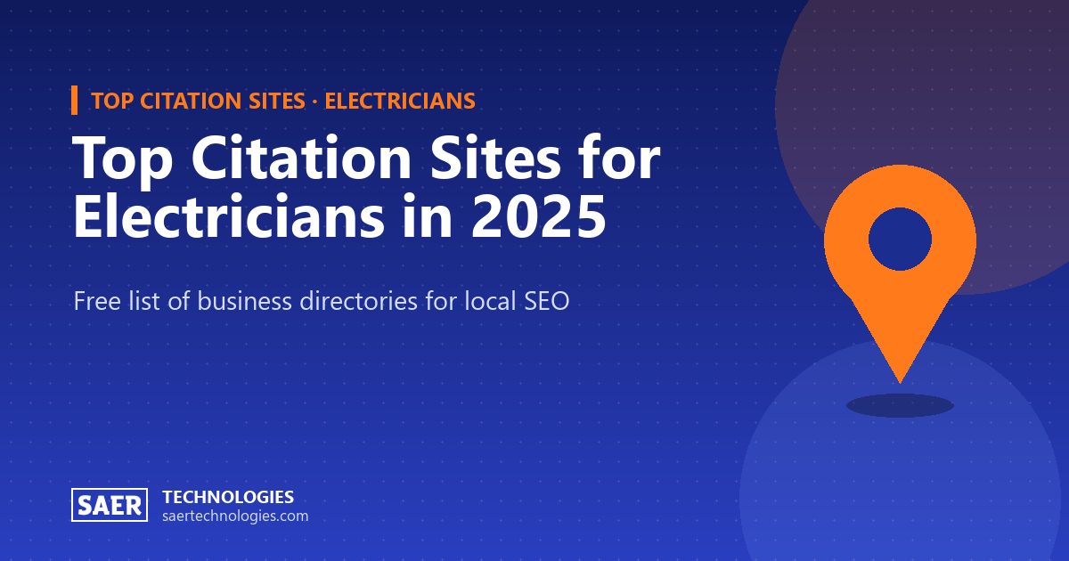 Top Citation Sites for Electricians in 2025