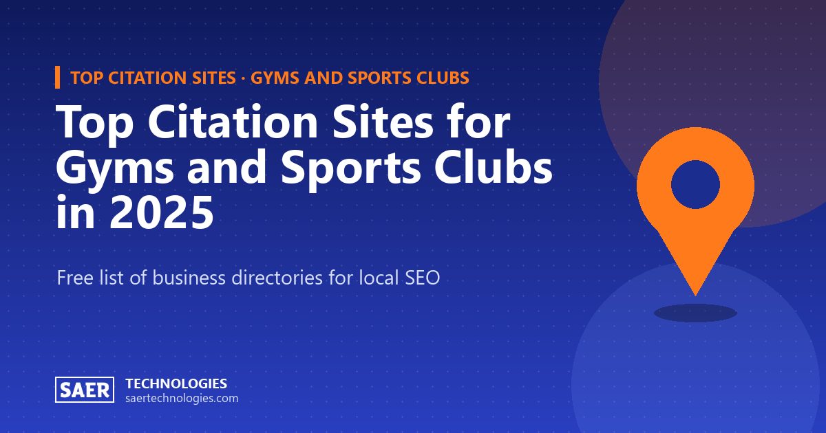 Top Citation Sites for Gyms and Sports Clubs in 2025