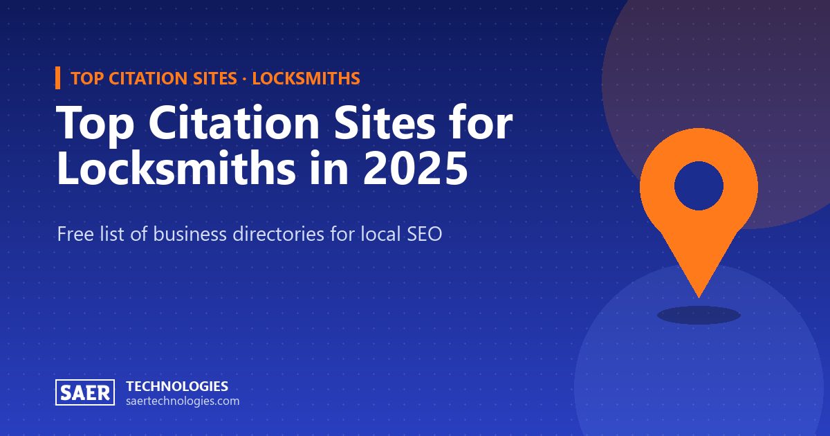 Top Citation Sites for Locksmiths in 2025