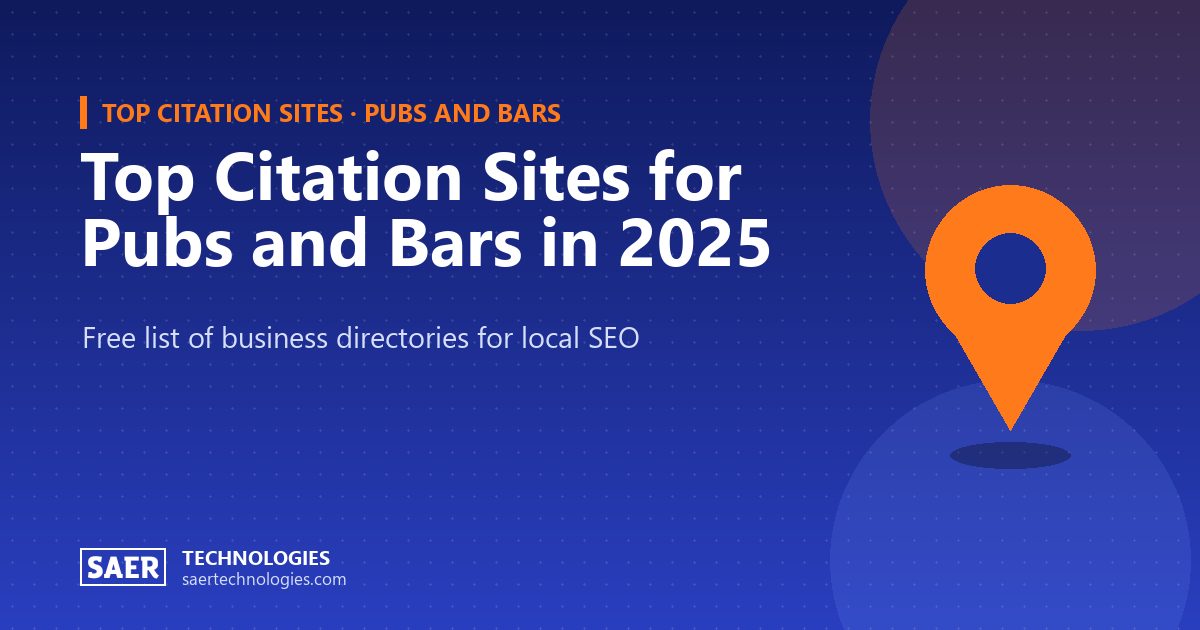 Top Citation Sites for Pubs and Bars in 2025