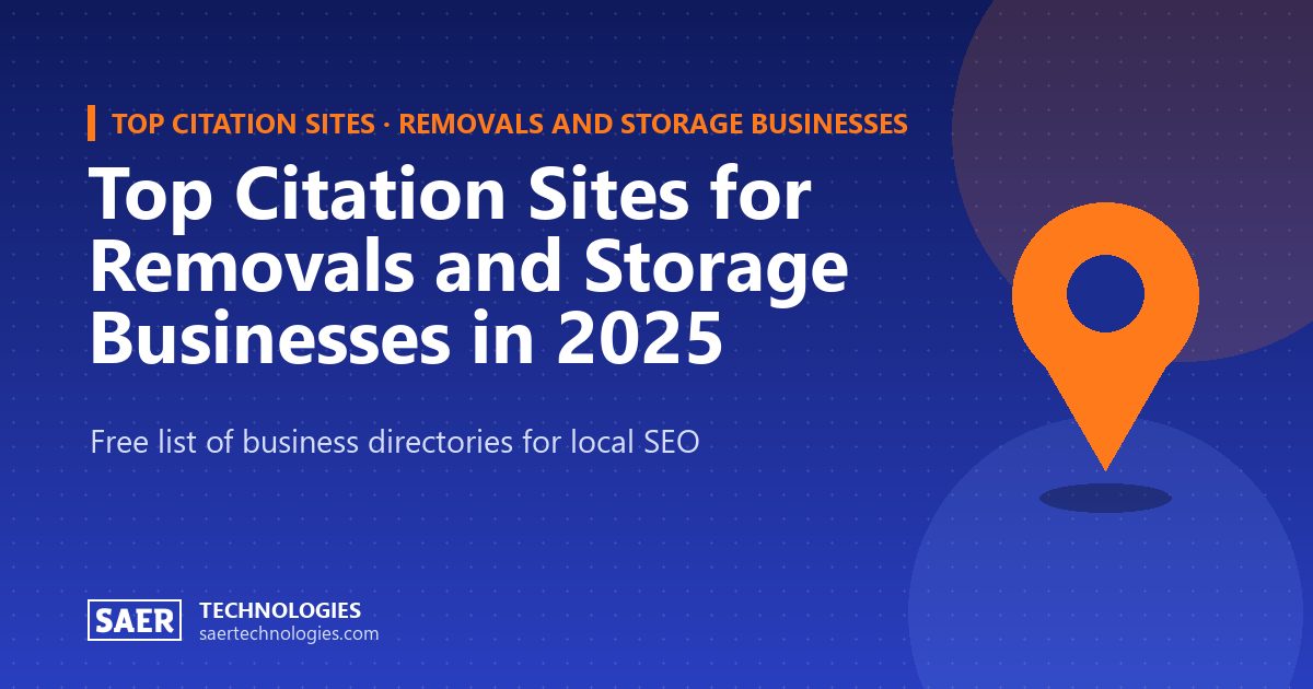 Top Citation Sites for Removals and Storage Businesses in 2025