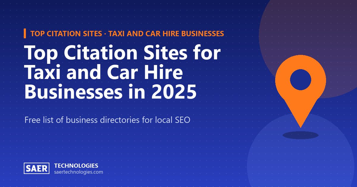 Top Citation Sites for Taxi and Car Hire Businesses in 2025