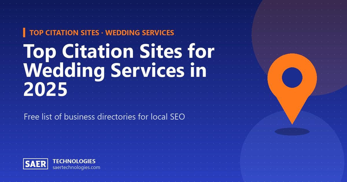 Top Citation Sites for Wedding Services in 2025