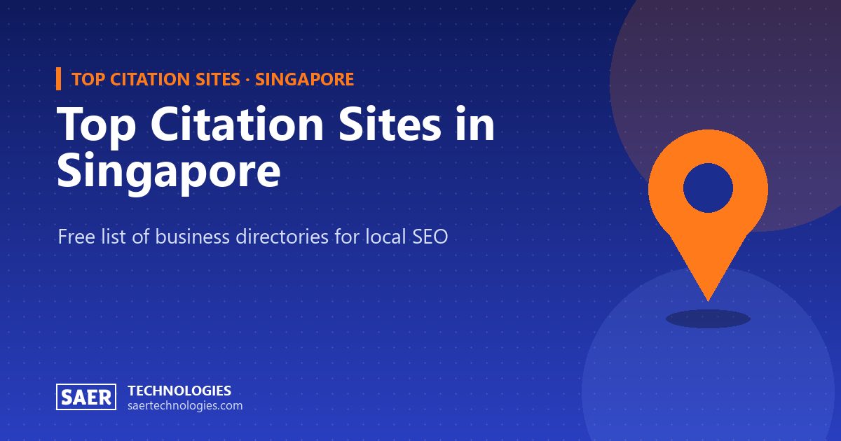 Top Citation Sites in Singapore